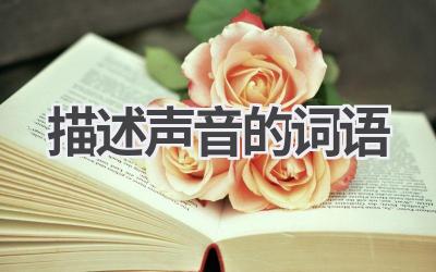 描述声音的词语