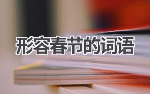 形容春节的词语