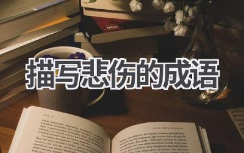 描写悲伤的成语