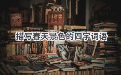 描写春天景色的四字词语