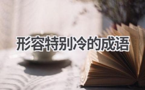 形容特别冷的成语