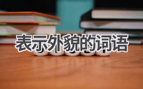 表示外貌的词语