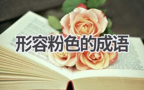 形容粉色的成语