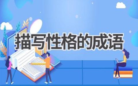 描写性格的成语