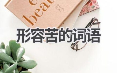 形容苦的词语