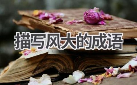 描写风大的成语