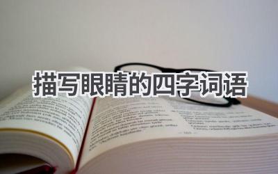 描写眼睛的四字词语