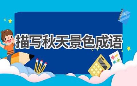 描写秋天景色成语