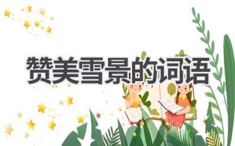 赞美雪景的词语