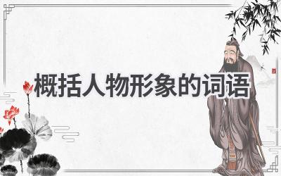 概括人物形象的词语