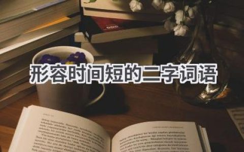 形容时间短的二字词语