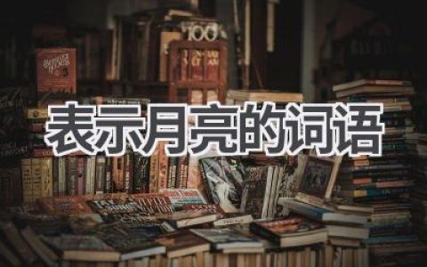 表示月亮的词语