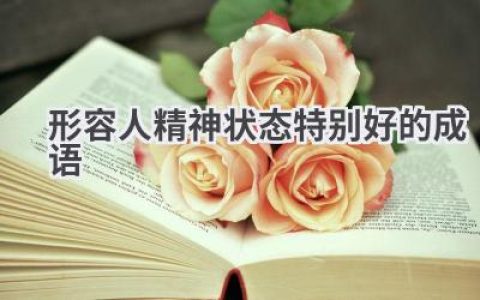 形容人精神状态特别好的成语