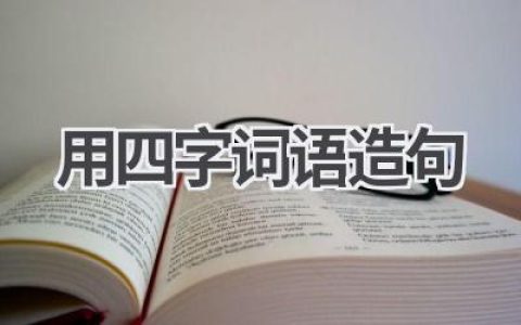 用四字词语造句