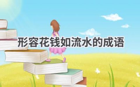形容花钱如流水的成语