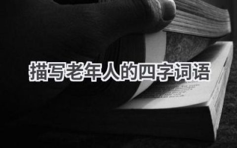 描写老年人的四字词语