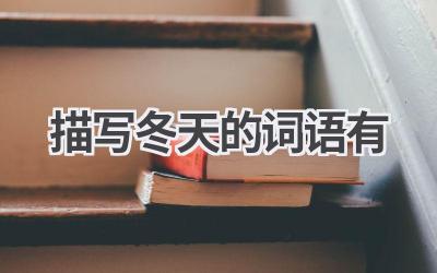 描写冬天的词语有