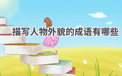描写人物外貌的成语有哪些