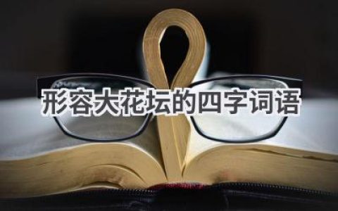 形容大花坛的四字词语