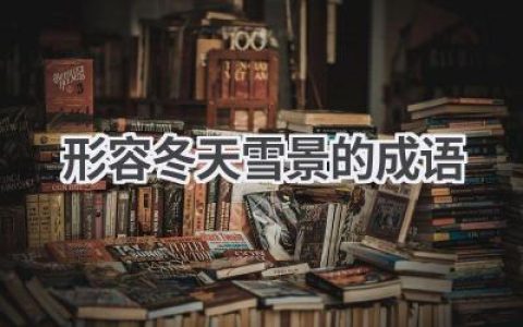 形容冬天雪景的成语