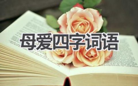 母爱四字词语