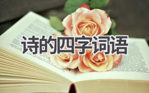 诗的四字词语