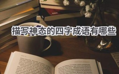 描写神态的四字成语有哪些