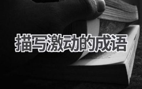 描写激动的成语