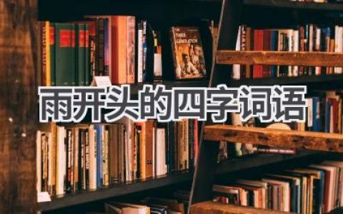 雨开头的四字词语
