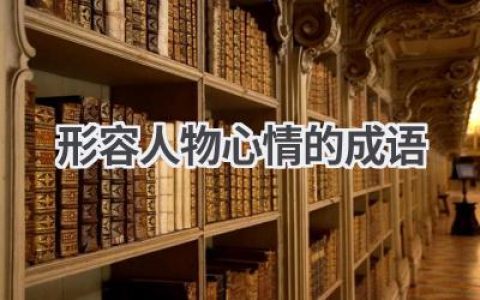 形容人物心情的成语