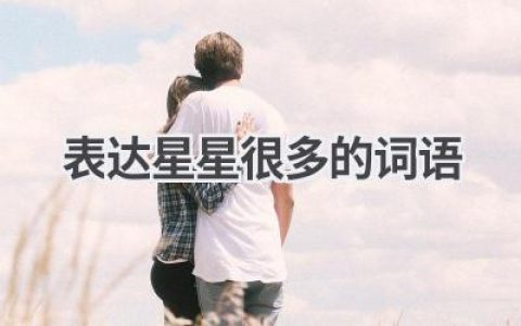 表达星星很多的词语