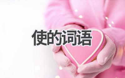 使的词语