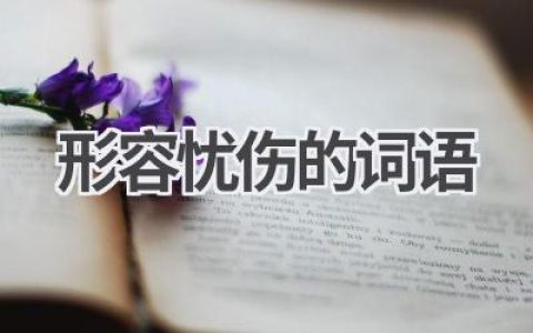 形容忧伤的词语