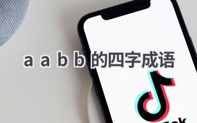aabb的四字成语