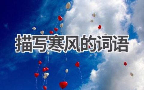 描写寒风的词语