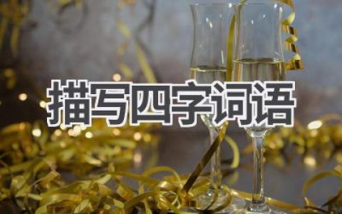描写四字词语