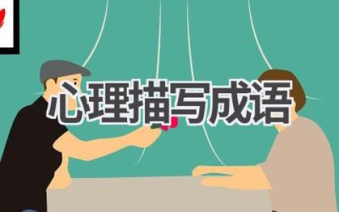 心理描写成语