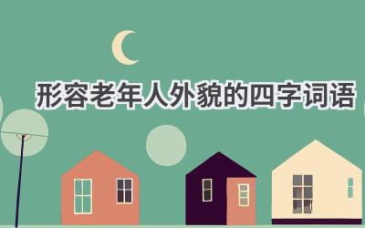 形容老年人外貌的四字词语