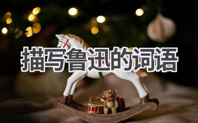 描写鲁迅的词语