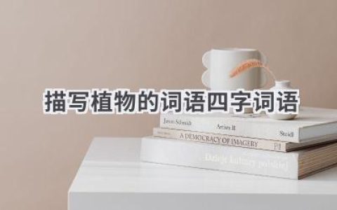描写植物的词语.四字词语