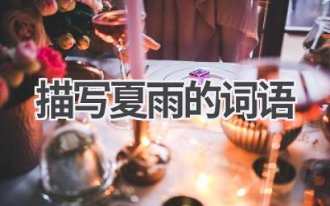 描写夏雨的词语
