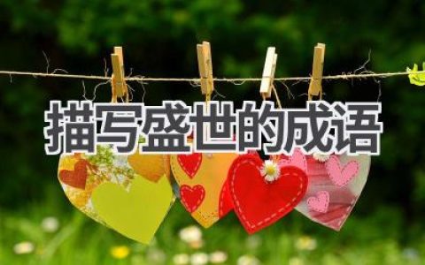 描写盛世的成语