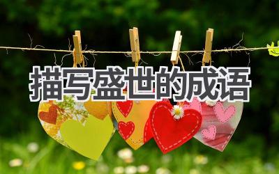 描写盛世的成语