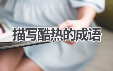 描写酷热的成语