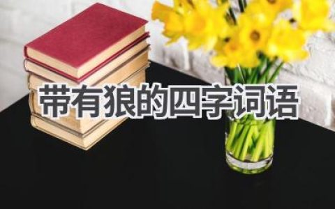 带有狼的四字词语