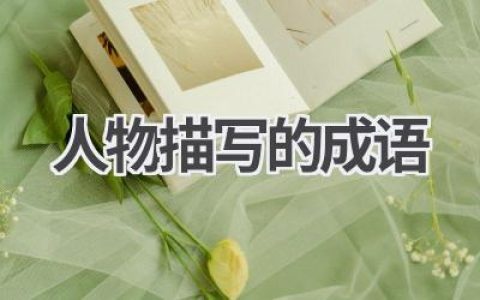 人物描写的成语