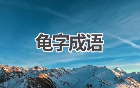 龟字成语