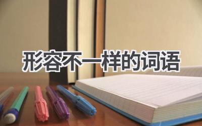 形容不一样的词语
