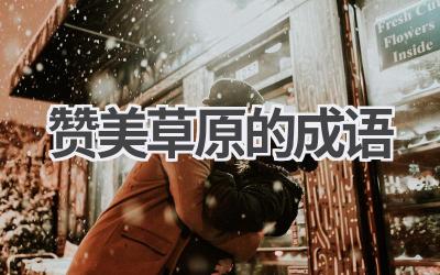 赞美草原的成语