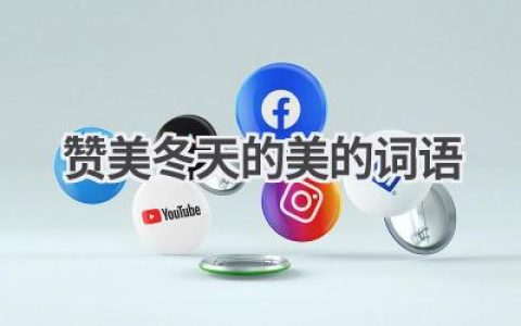 赞美冬天的美的词语